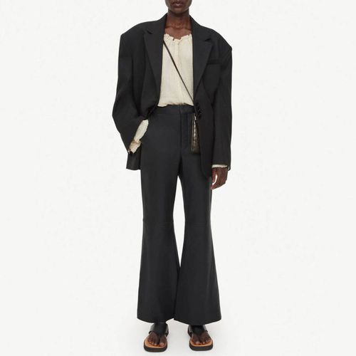 Black Evyn Leather Trouser - By Malene Birger - Modalova