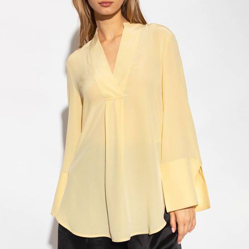 Light Yellow Silk Shirt - By Malene Birger - Modalova