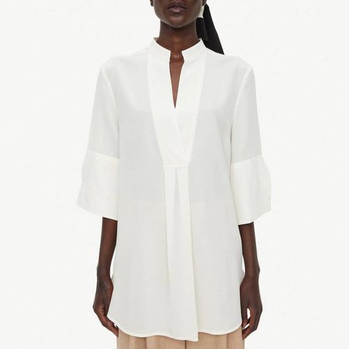 White Flayia Silk Blouse - By Malene Birger - Modalova