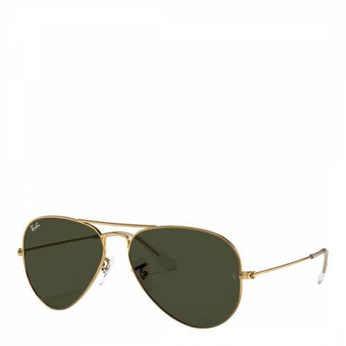 Gold Aviator Large Sunglasses 62mm - Ray-Ban - Modalova