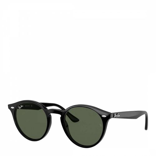 Black Round Flat Lenses Sunglasses 49mm - Ray-Ban - Modalova