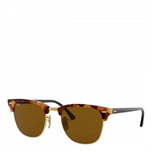Brown Clubmaster Sunglasses 51mm - Ray-Ban - Modalova