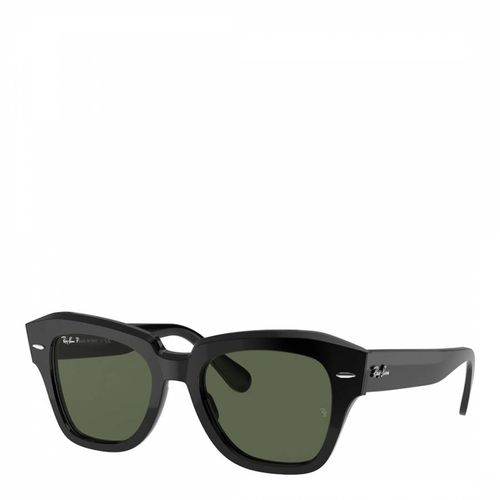 Black State Street Sunglasses 49mm - Ray-Ban - Modalova