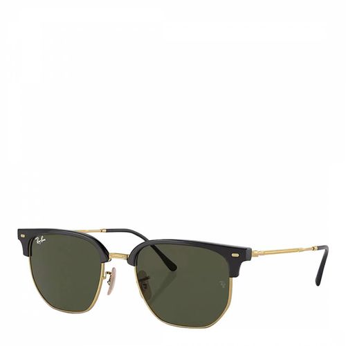 Black/Green Clubmaster Sunglasses 51mm - Ray-Ban - Modalova