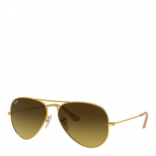 Brown Aviator Large Sunglasses 58mm - Ray-Ban - Modalova