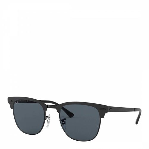 Black & Blue Clubmaster Sunglasses 51mm - Ray-Ban - Modalova