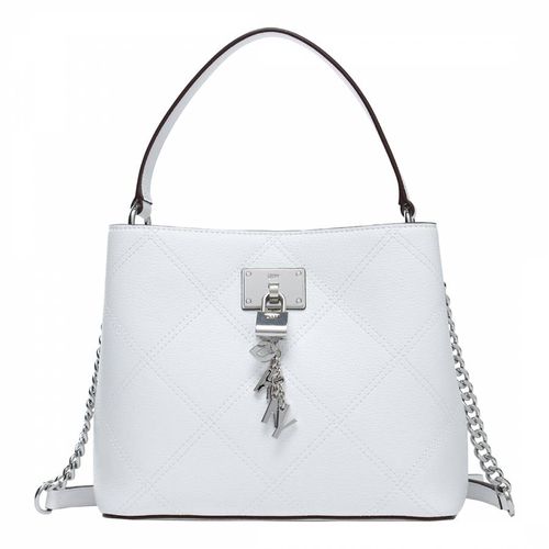 Optic White Elissa Bucket Bag - DKNY - Modalova