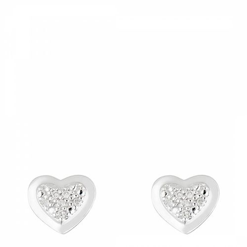 White Gold Diamond Earrings - Diamond And Co - Modalova