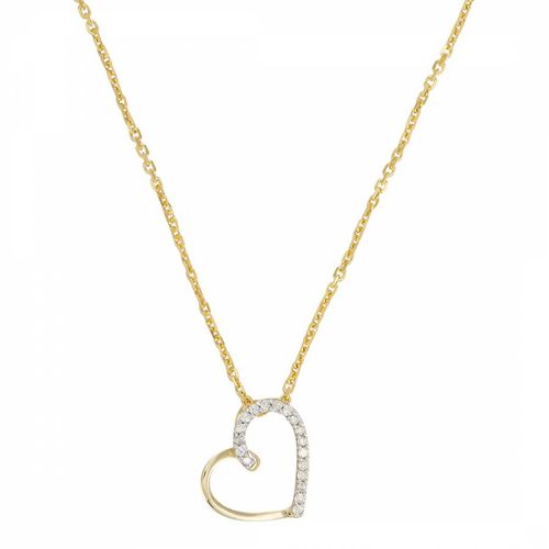 Gold Diamond Pendant Necklace - Diamond And Co - Modalova
