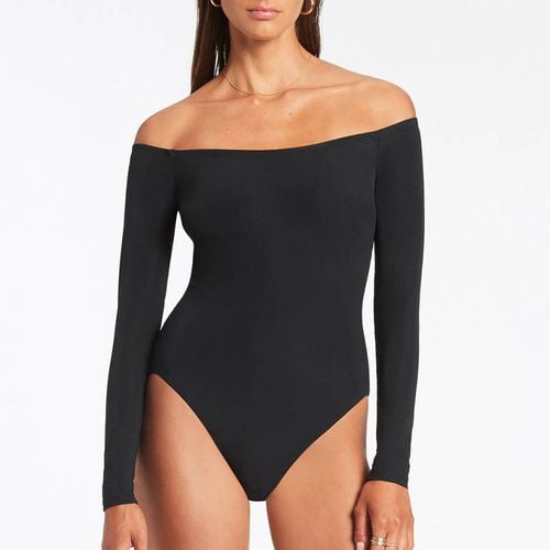 Black Jetset Off Shoulder One Piece - Jets - Modalova