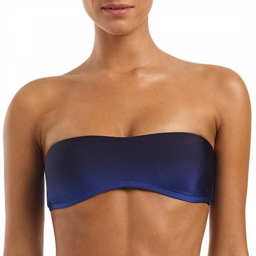 Blue Oia Sunset Bandeau Bikini Top - Jets - Modalova