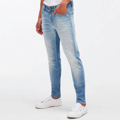 Light Wash Ronnie Tapered Stretch Jeans - 7 For All Mankind - Modalova