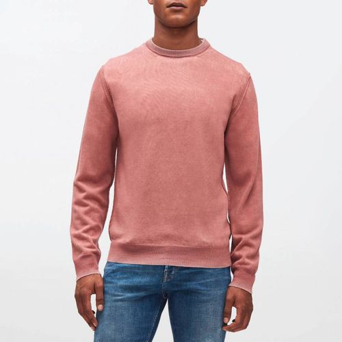 Pink Crew Neck Wool Sweatshirt - 7 For All Mankind - Modalova