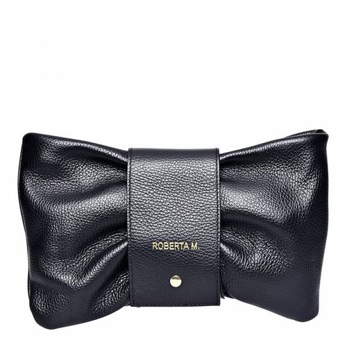 Black Italian Leather Crossbody bag - Roberta M - Modalova
