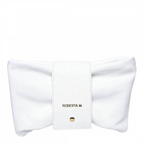 White Italian Leather Crossbody bag - Roberta M - Modalova