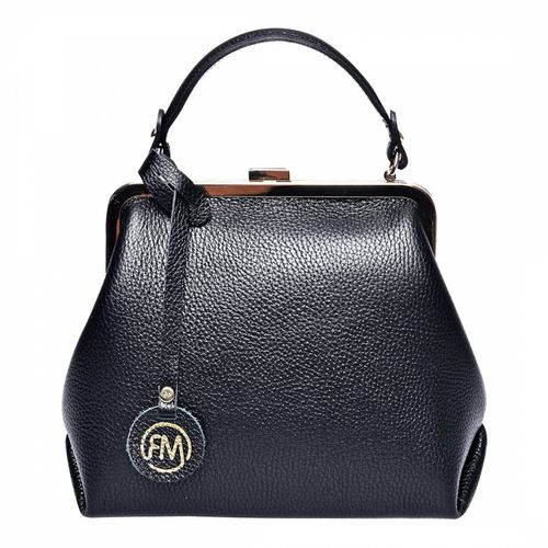 Italian Leather Top Handle/Crossbody Bag - Roberta M - Modalova
