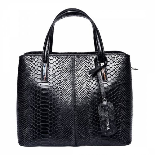 Italian Leather Top Handle Bag - Roberta M - Modalova