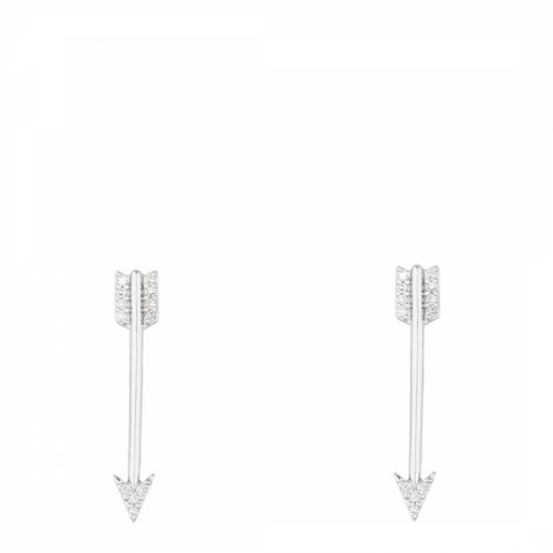 Silver Arrow Earrings - MUSE - Modalova