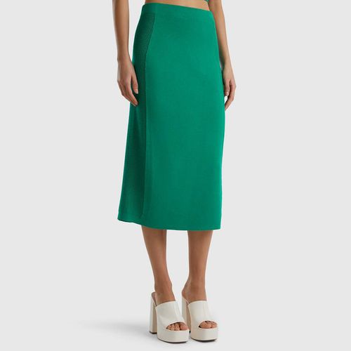Green Midi Skirt - United Colors of Benetton - Modalova