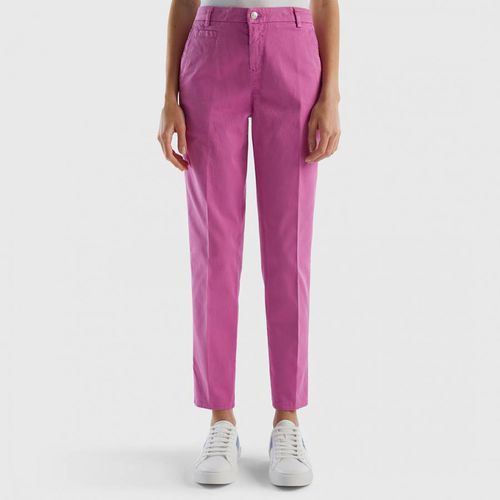 Pink Regular Trousers - United Colors of Benetton - Modalova