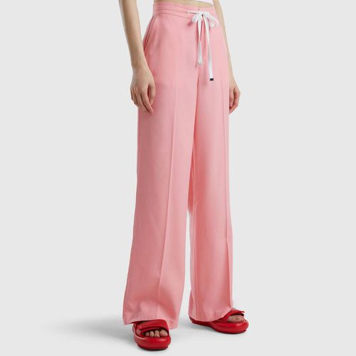 Pink Relaxed Trousers - United Colors of Benetton - Modalova