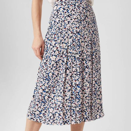 Multi Amica Printed Midi Skirt - Hobbs London - Modalova