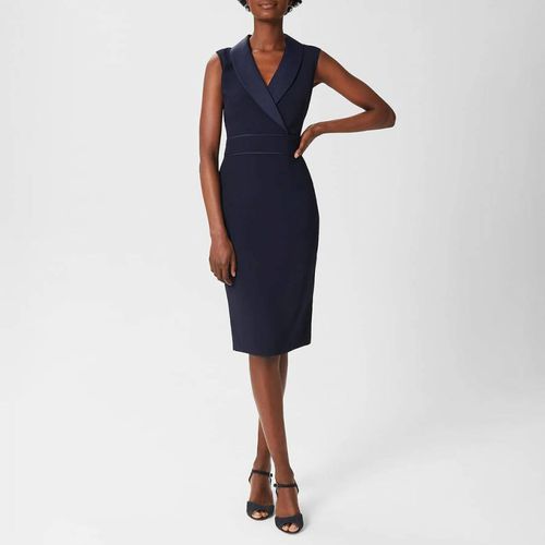 Navy Kara Tux Dress - Hobbs London - Modalova