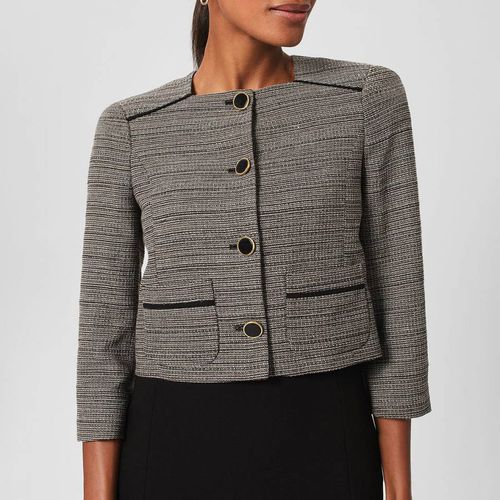 Black Kathy Cotton Blend Blazer - Hobbs London - Modalova