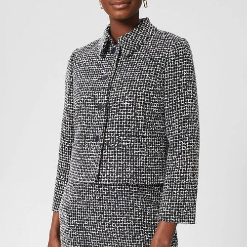 Navy Gina Wool Blend Jacket - Hobbs London - Modalova