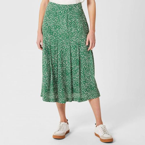 Green Diane Printed Midi Skirt - Hobbs London - Modalova
