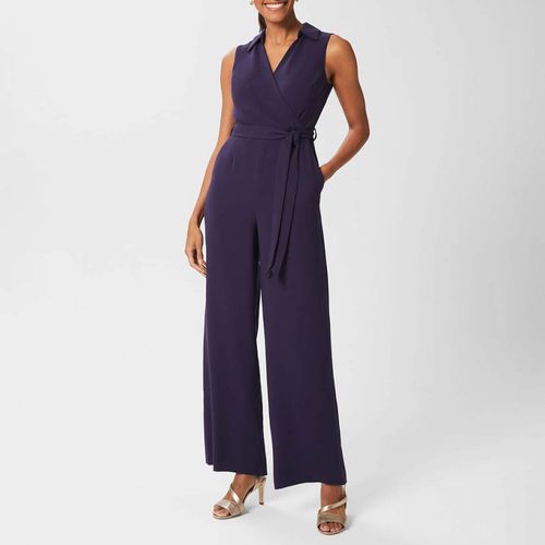 Dark Purple Elisa Jumpsuit - Hobbs London - Modalova