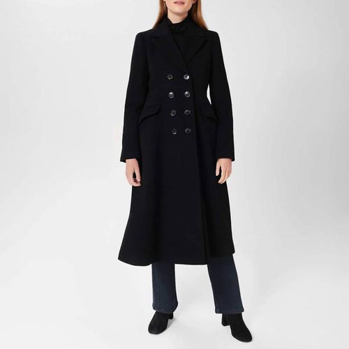 Black Blakely Wool Blend Coat - Hobbs London - Modalova