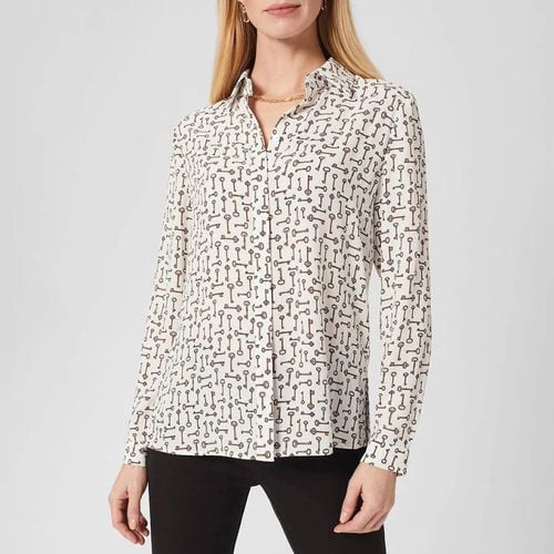 Ecru Angelina Printed Shirt - Hobbs London - Modalova