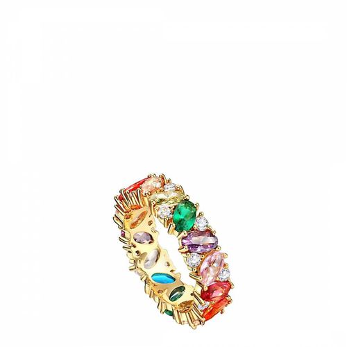 K Multi Colour Oval Eternity Band Ring - Liv Oliver - Modalova