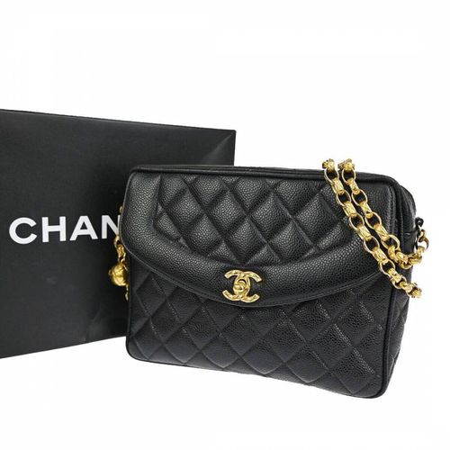 Black Diana Handbag - Vintage Chanel - Modalova