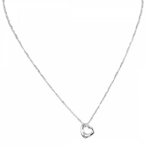 Silver Open Heart Necklace - Vintage Tiffany & Co - Modalova