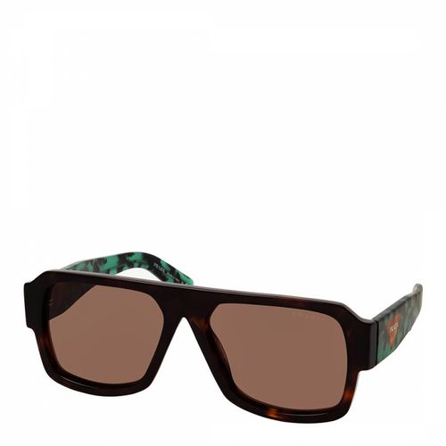 Men's Prada Brown Sunglasses 56mm - Prada - Modalova