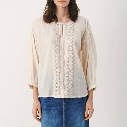 Off White Cotton Blouse - Part Two - Modalova