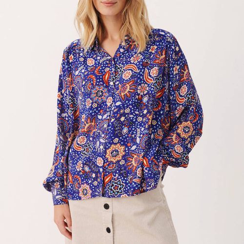 Blue Verna Printed Blouse - Part Two - Modalova