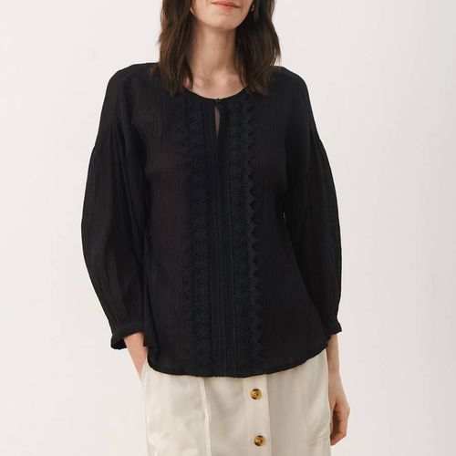 Black Cotton Blouse - Part Two - Modalova