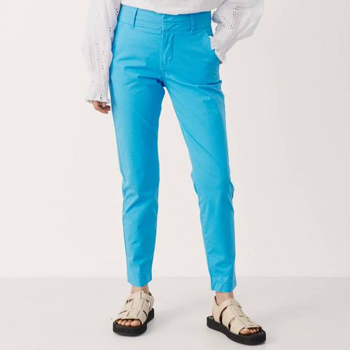 Aqua Blue Soffys Cotton Trouser - Part Two - Modalova