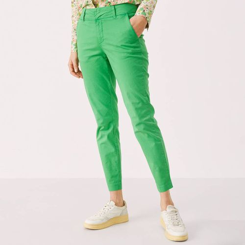 Green Soffys Cotton Trouser - Part Two - Modalova