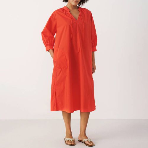 Red Alva Cotton Dress - Part Two - Modalova