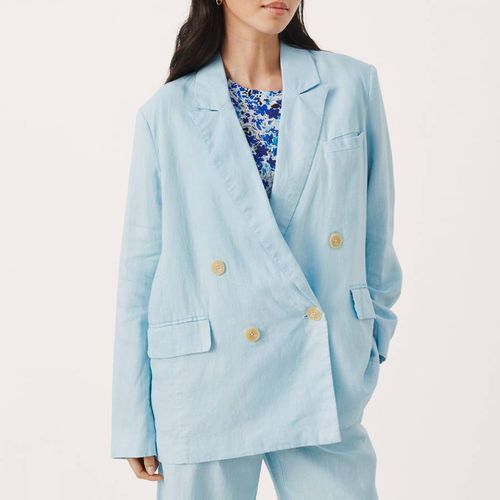 Blue Linen Blazer - Part Two - Modalova