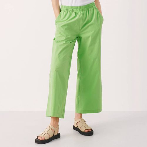 Lime Green Aisha Cotton Trouser - Part Two - Modalova