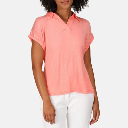 Pink Lupine Collard T-Shirt - Regatta - Modalova