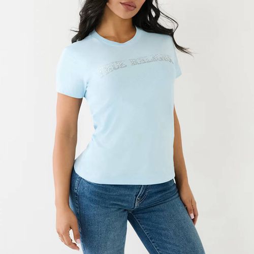 Embellished Arched Logo Cotton T-Shirt - True Religion - Modalova