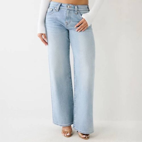 Light Wash Bobbi Baggy Stretch Jeans - True Religion - Modalova