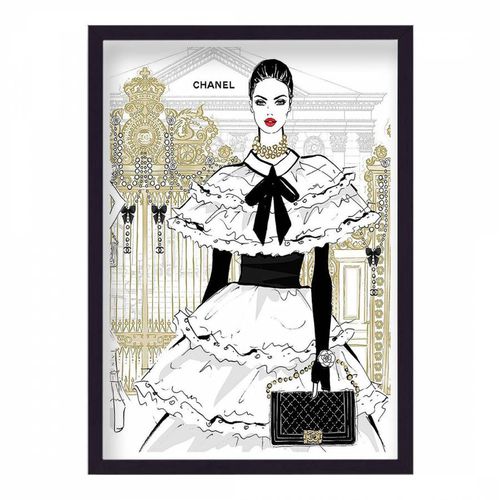 The Chanel Touch Ornate Gateway Framed Print - Megan Hess - Modalova