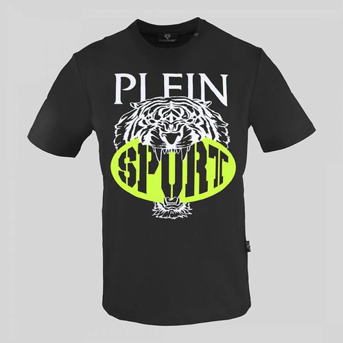Black/Yellow Logo Cotton T-Shirt - Philipp Plein - Modalova